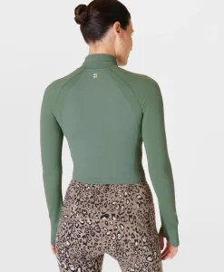 Athlete Crop Seamless Workout Zip Up-Sweaty Betty Best Sale