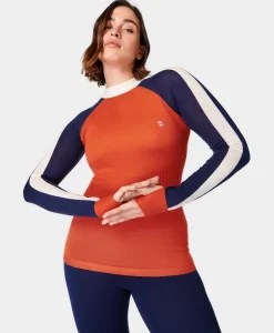 Colour Block Merino Base Layer Top-Sweaty Betty Cheap