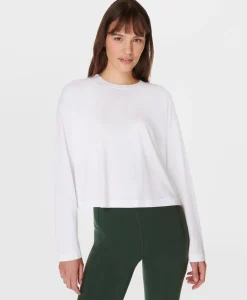 Essential Crop Long Sleeve Tee-Sweaty Betty Store