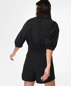 Loren Poplin Romper-Sweaty Betty New