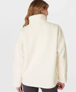 Plush Fleece Textured Half Zip-Sweaty Betty New