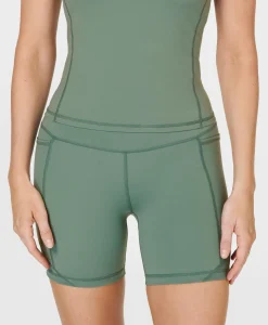 Power Aerial Mesh 6" Workout Short-Sweaty Betty Hot
