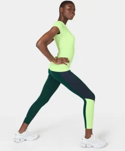 Power UltraSculpt High-Waisted 7/8 Colour Block Gym Leggings-Sweaty Betty Best