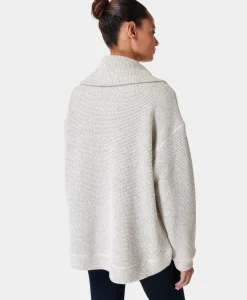 Restful Boucle Half Zip Sweatshirt-Sweaty Betty Store