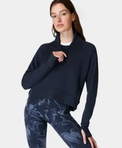 Revive Rib Half Zip Pullover-Sweaty Betty Sale