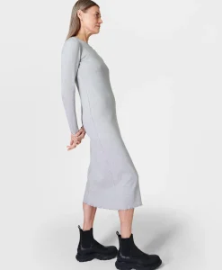 Ribbed Long Sleeve Midi Dress-Sweaty Betty Discount