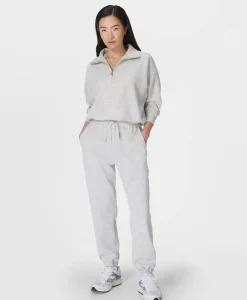 Sand Wash Funnel Neck Half Zip-Sweaty Betty Flash Sale