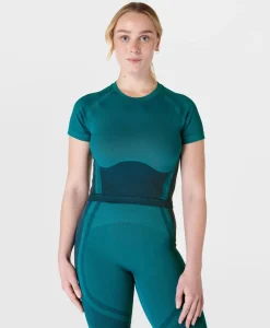 Silhouette Sculpt Seamless Short Sleeve Top-Sweaty Betty Online