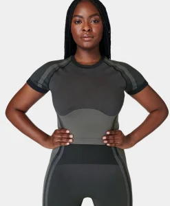 Silhouette Sculpt Seamless Short Sleeve Top-Sweaty Betty Sale