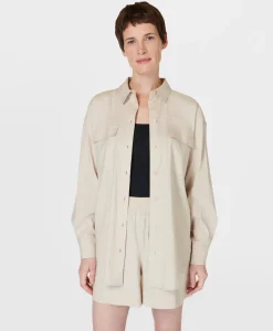 Summer Stretch Linen Utility Shirt-Sweaty Betty Cheap