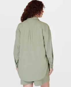 Summer Stretch Linen Utility Shirt-Sweaty Betty Online